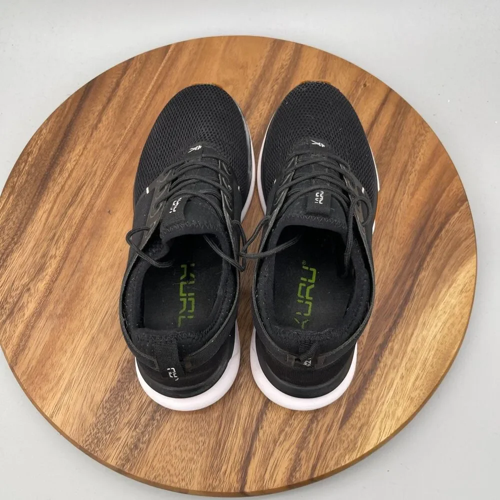 KURU Atom Cloud Shoes Womens Size 10 Black Athletic Running Comfort Gym Sneakers